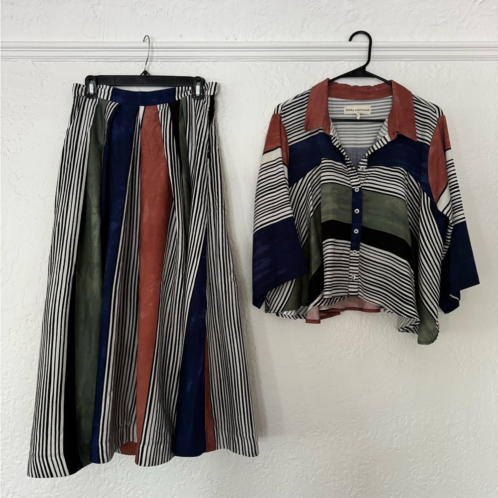 Mara Hoffman Top Skirt 2-piece set - M